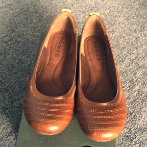 Timberland Ellsworth Ballet Flats Brown 7.5 New
